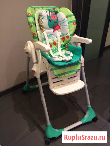 Стульчик для кормления Chicco Polly 2 в 1 Долгопрудный - изображение 1