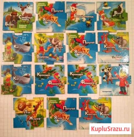 Дино магниты карта мира Егорьевск - изображение 1