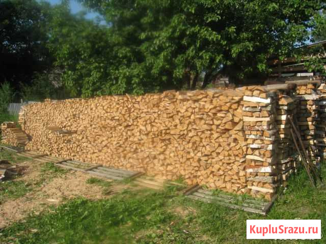 Дрова березовые колотые сухие (зимние) Талдом - изображение 1