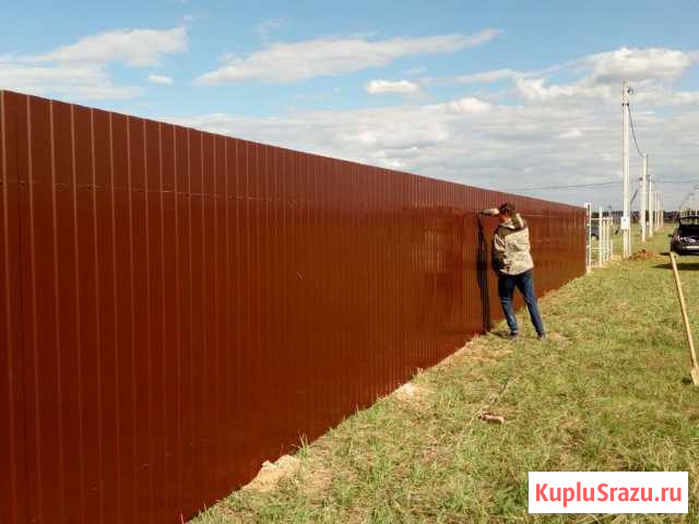 Забор из профнастила Кубинка - изображение 1