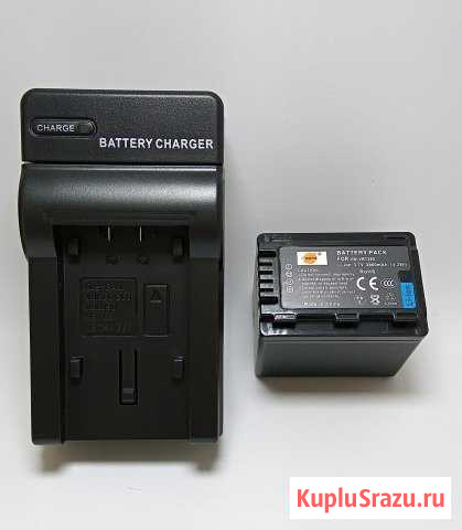 Комплект: аккумулятор Panasonic VW-VBT380 + зсу Краснодар - изображение 1