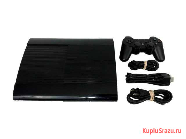 Почти новая Playstation 3 Super Slim 500Gb + 30игр Павловская - изображение 1