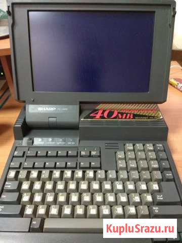 Sharp PC-4641 - Раритетный ноутбук 1987год Ейск - изображение 1