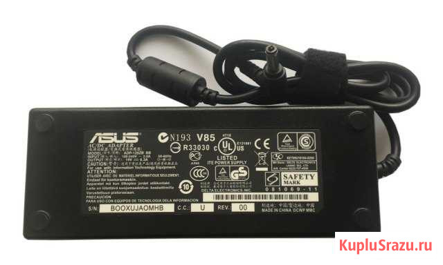 Зарядное для ноутбука Asus 19V, 6.1А (новое) Краснодар - изображение 1