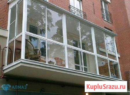 Балкон с панорамным остеклением Ростов-на-Дону - изображение 1