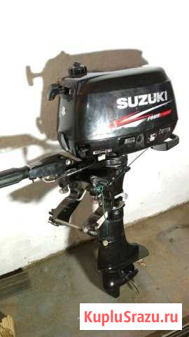 Лодочный мотор Suzuki 4-тактный 5 л.с Чистополь - изображение 1