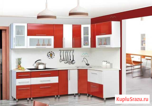 Кухонный гарнитур Мыло 2,6*1,6 м Екатеринбург - изображение 1