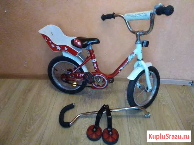 Велосипед детский novatrack 14 с ручкой(новатрек ) Нижний Новгород - изображение 1