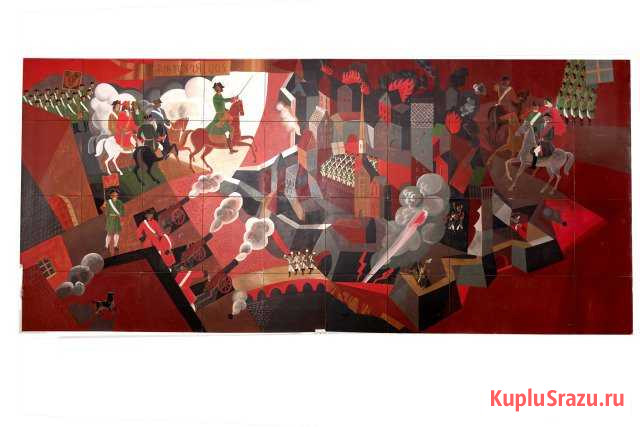 Большое художественное интерьерное панно Ивангород - изображение 1