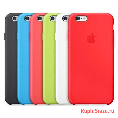 Чехлы (под оригинал) Silicone Case для всех iPhone Туймазы - изображение 1