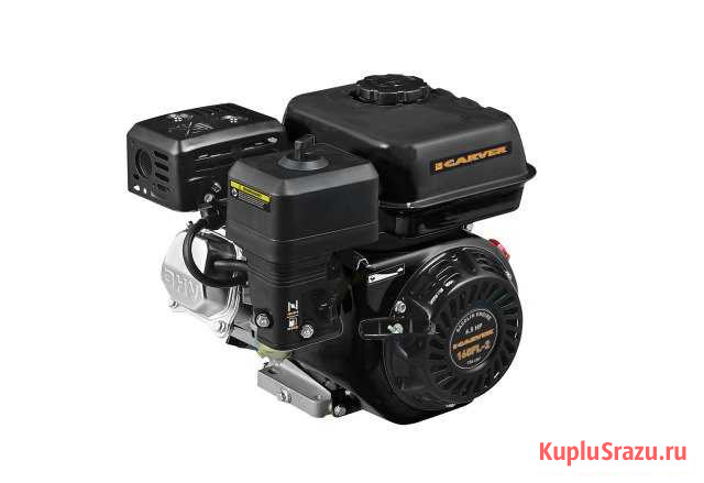 Бензиновый двигатель Carver 168FL-2 6,5 л.с. новый Волжский - изображение 1