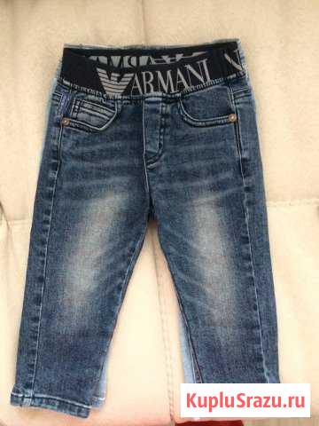 Джинсы armani 74см оригинал Калининград - изображение 1