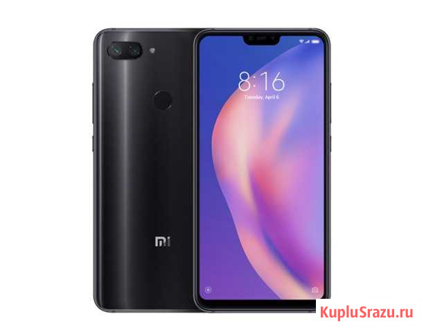 Xioaomi Mi8 Lite 64Gb Black, б/у, идеал, гарантия Калининград - изображение 1