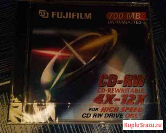 Новый диск CD-RW fujifilm Москва