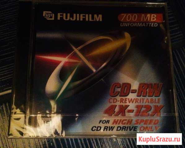 Новый диск CD-RW fujifilm Москва - изображение 1