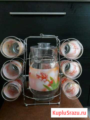 Кувшин с стаканами новые Мытищи - изображение 1