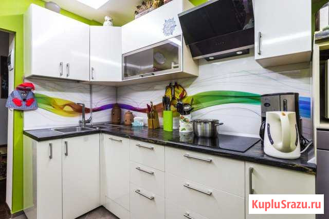 Кухня пластик белый с фотопечатью Санкт-Петербург - изображение 1