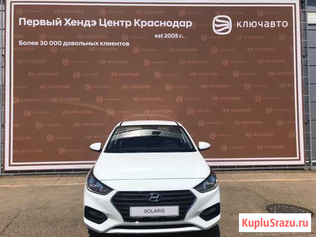 Hyundai Solaris 1.6 МТ, 2019, седан Краснодар - изображение 1