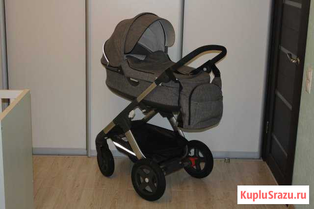 Коляска Stokke Trailz Black Melange 2 в 1 Протвино - изображение 1