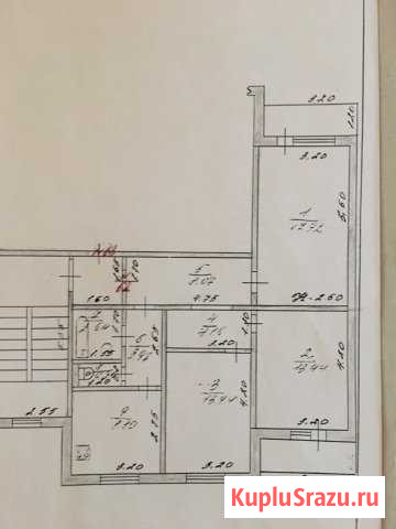 3-к квартира, 75.7 кв.м., 5/5 эт. Валуйки - изображение 1