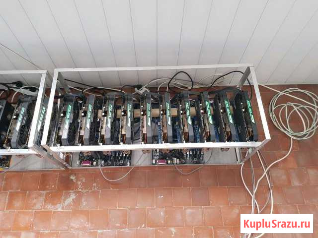 Майнинг ферма на 1070 и 1080 Palit Jetsream Терек - изображение 1