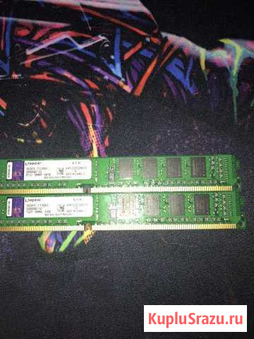 Оперативная память Kingston DDR3 (2x2) Ловозеро - изображение 1