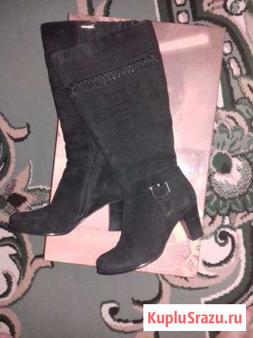 Замшевые сапоги Славгород - изображение 1