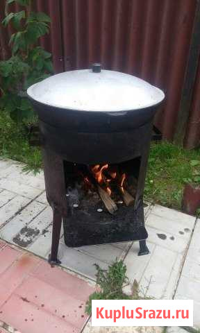 Печь под казан 4-40 литров + шумовка Магнитогорск - изображение 1