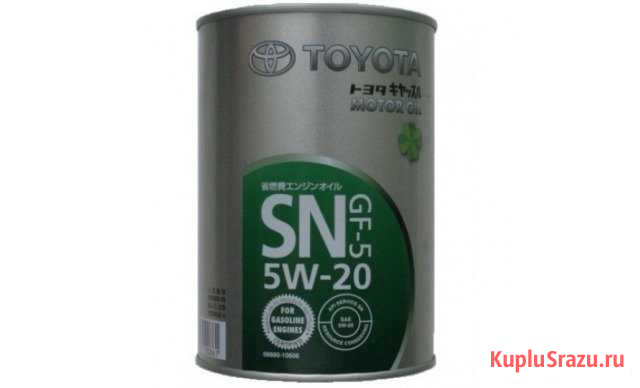 Масло Toyota 5W20 (1 литр) Чита - изображение 1