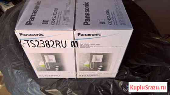 Телефон проводной Panasonic KX-TS2382RUW новый Иркутск