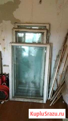 Окна деревянные б/у бесплатно Кемерово - изображение 1