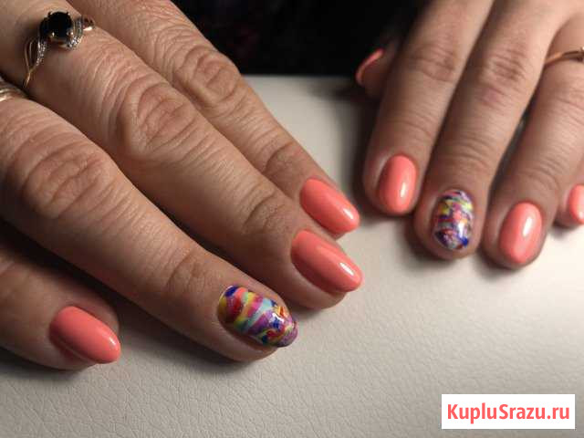 Маникюр с покрытием гель-лак Щеглово - изображение 1