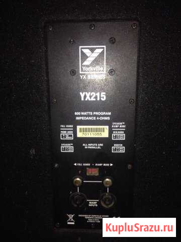 Колонки пассивные Yorkville YX 215. 600 ват каждая Александров - изображение 1