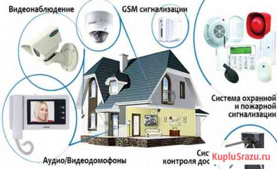 Охранная,пожарная сигнализации,видеонаблюдение Владимир