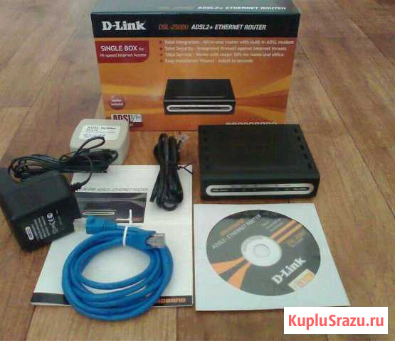 Роутер модем D-Link DSL2500U Вологда - изображение 1