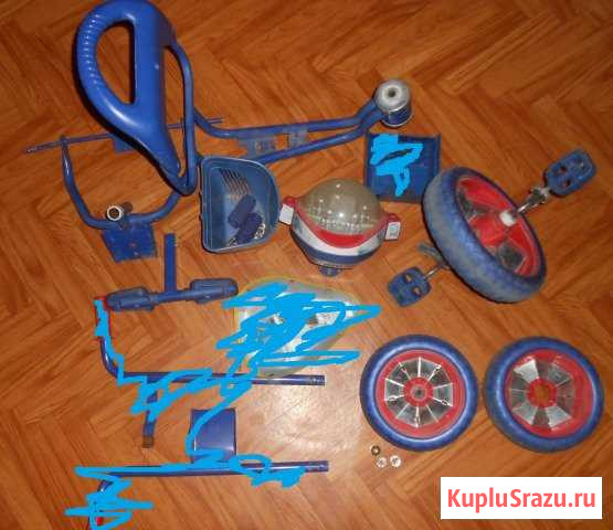Запчасти на велосипед коляску Сызрань - изображение 1