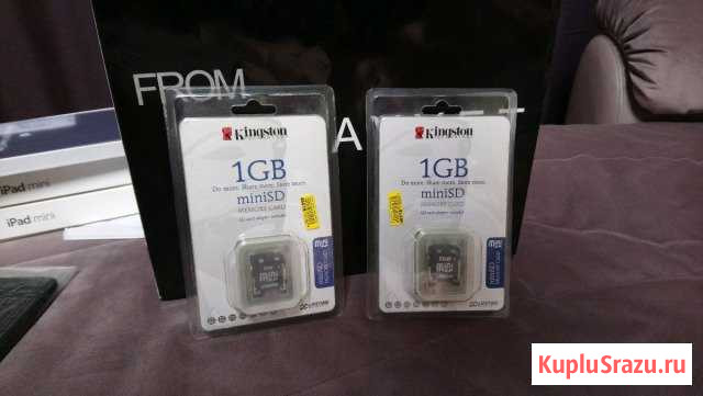 Новые Карты Памяти Формат mini SD на 1gb Тула - изображение 1