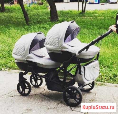 Коляска для двойни/погодок Хабаровск - изображение 1