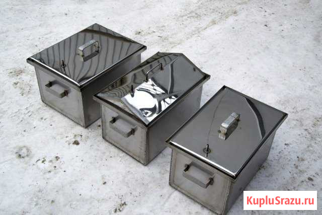 Коптильня из нержавейки 400x250x250 Севастополь - изображение 1