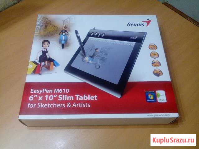 Графический планшет Genius EasyPen M610 Воркута - изображение 1