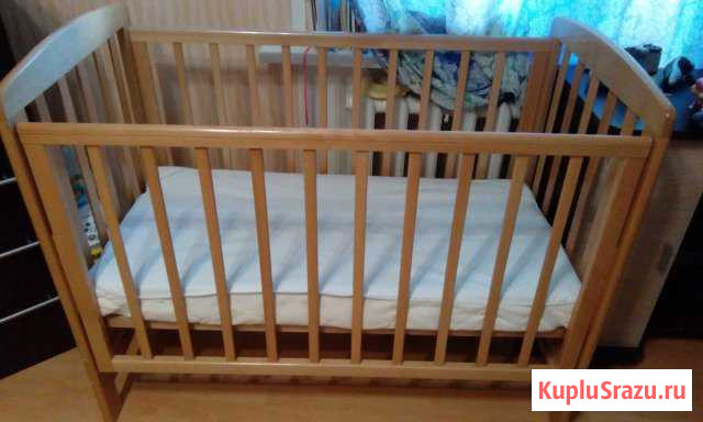 Детская кроватка + матрац Ярославль - изображение 1
