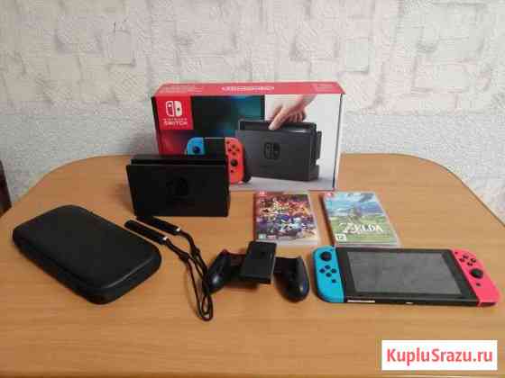 Продам игровую приставку Nintendo Switch + 2 игры Великий Новгород