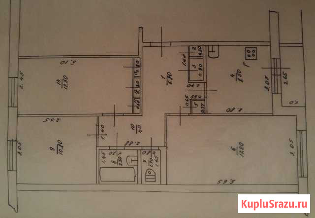 3-к квартира, 67.7 кв.м., 3/5 эт. Пушкинские Горы - изображение 1