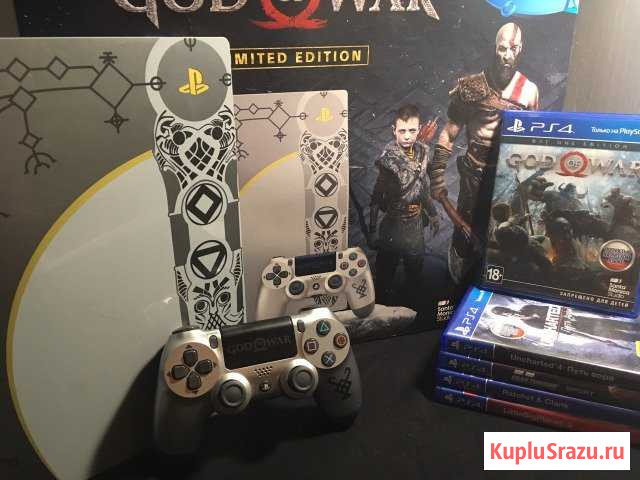 Sony Ps4 PRO limited edition GOD OF WAR Ижевск - изображение 1