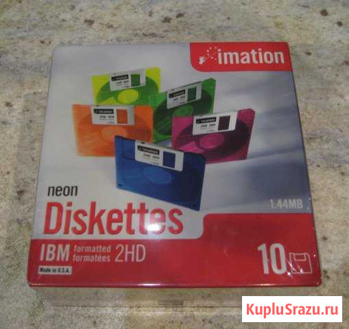 Дискеты Diskettes neon IBM (USA) новые Москва - изображение 1
