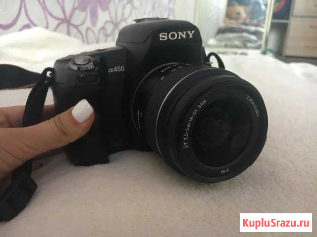 Фотоаппарат зеркальный Sony a450 Кропоткин - изображение 1