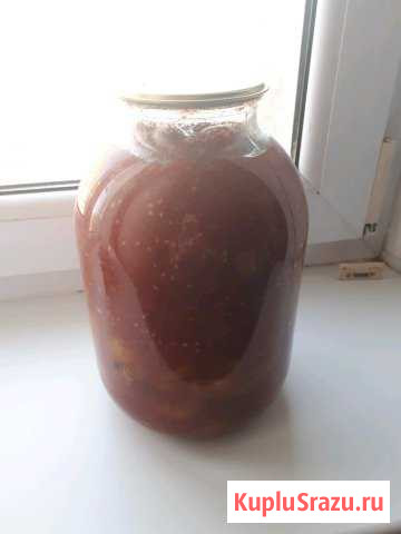 Томаты в собственом соку,3л банка,очень вкусно Нижнекамск - изображение 1