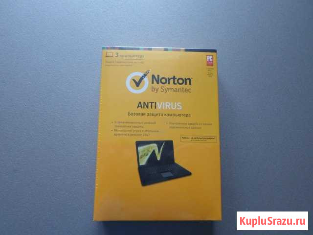 Антивирус Norton Symantec на 3 компа новый Екатеринбург - изображение 1
