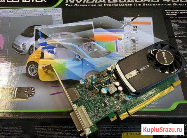 Профессиональная видеокарта nVidia Quadro 400 Елизово - изображение 1