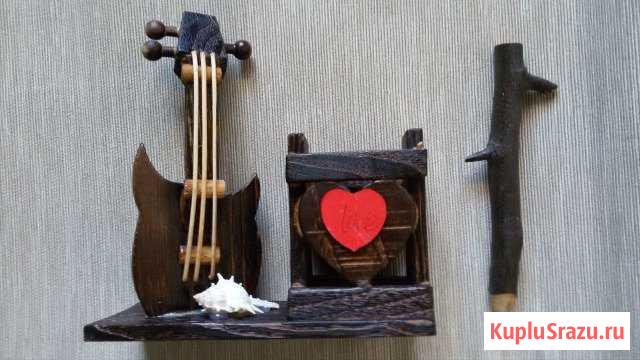 Набор из подставки для канцтоваров и ручки, дерево Аша - изображение 1